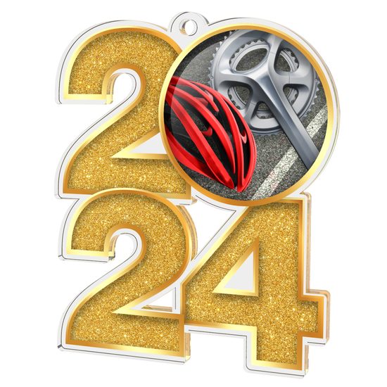 Medalla de Acrílico para Ciclismo 2024