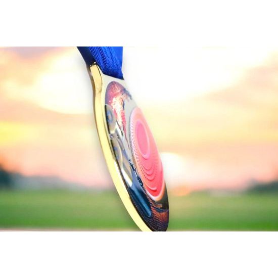 Medalla de Impresión Texturizada a Color 3D de Sacul Shooting Arts