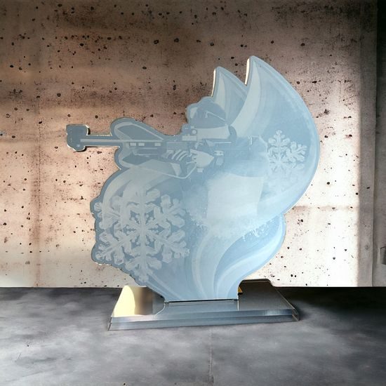 Trofeo Acrílico Cannes para Biatlón