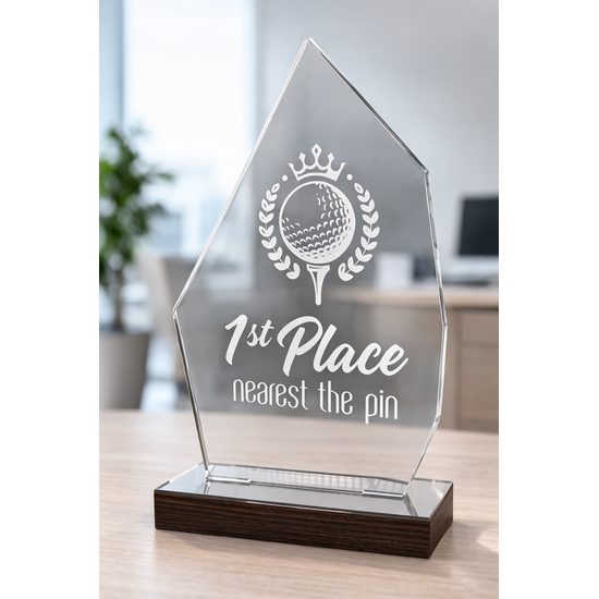 Trofeos de madera y acrílico Canguro