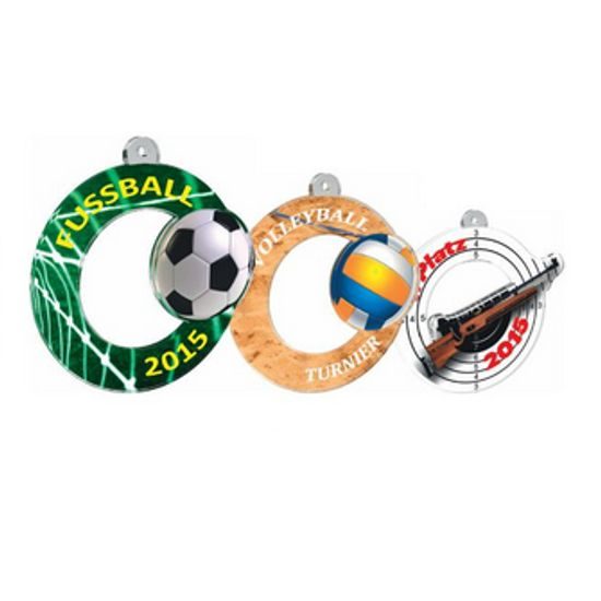 Medalla Personalizada Rio de Acrílico