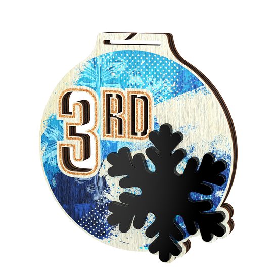 Medalla Highgrove Fusion con Copo de Nieve Bronce - 3er Lugar