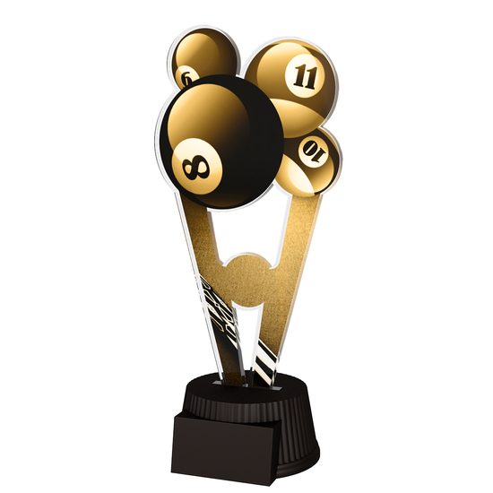 Trofeo Acrílico Budapest para Billar