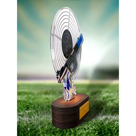 Trofeo Altus de Tiro con Pistola Color