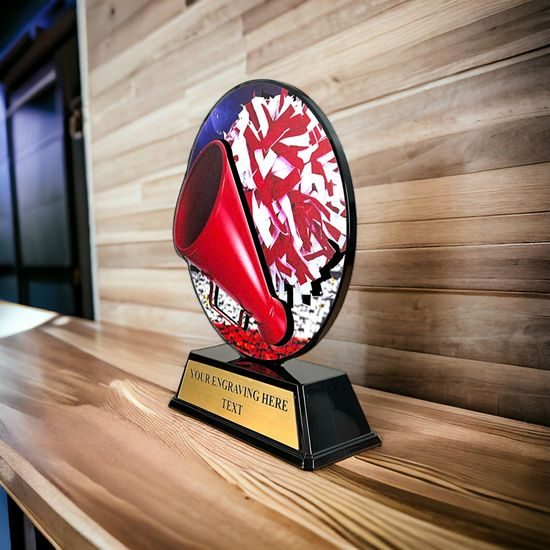 Trofeo Roswell en Acrílico Negro para Porristas