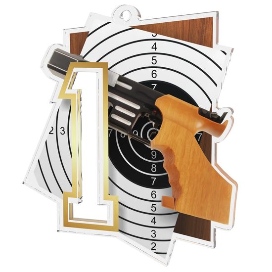 Medalla de Tiro con Pistola Número 1