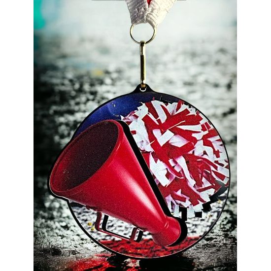 Medalla de Animadora Rincon en Acrílico Negro