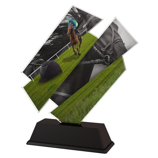 Trofeo Acrílico París para Carrera de Caballos