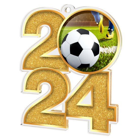 Medalla de Acrílico para Fútbol 2024