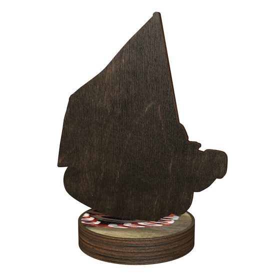 Trofeo Grove de Madera Real para Go Kart