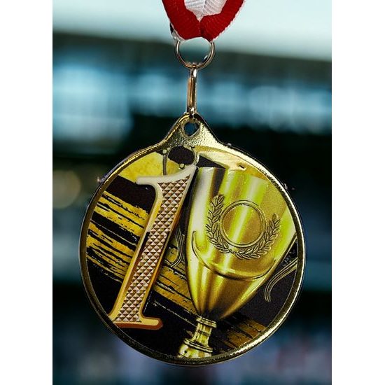 Medallas Barnet Números Color Textura Impresión 3D MaxMedal