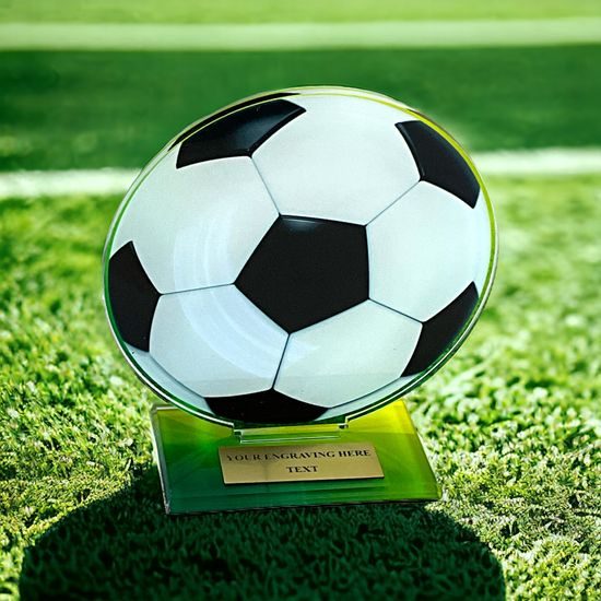 Trofeo Acrílico Cannes de Balón de Fútbol