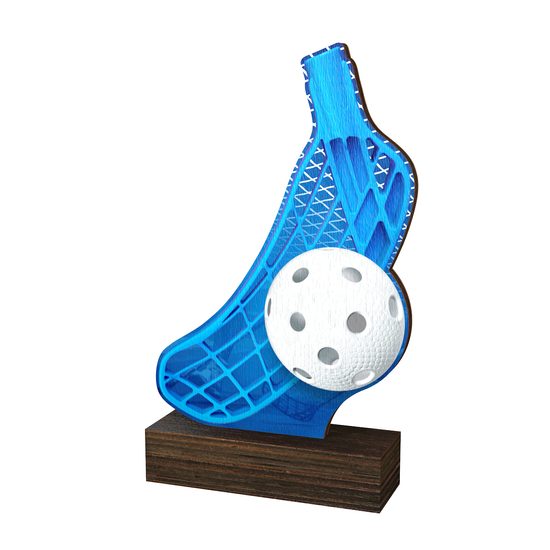 Trofeo de Madera Sierra para Floorball