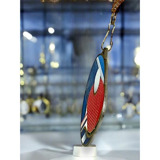 Medalla metálica de tenis de mesa acero inoxidable