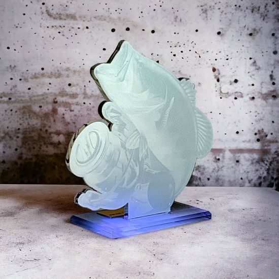 Trofeo Acrílico Cannes de Pesca