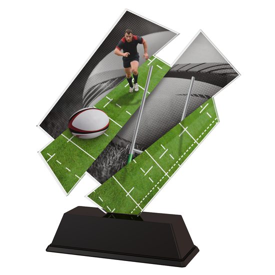 Trofeo Acrílico París para Rugby