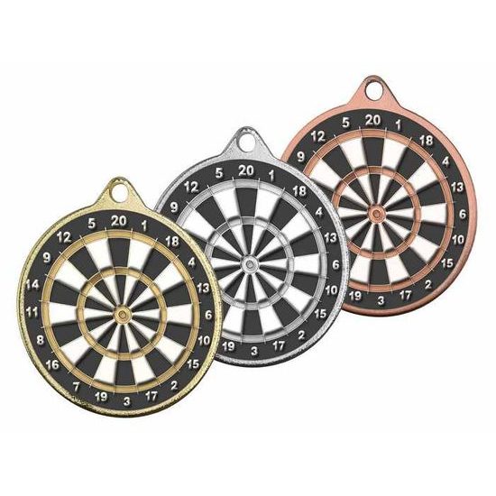 Medalla Barnet Clásica con Textura e Impresión 3D MaxMedal para Dardos