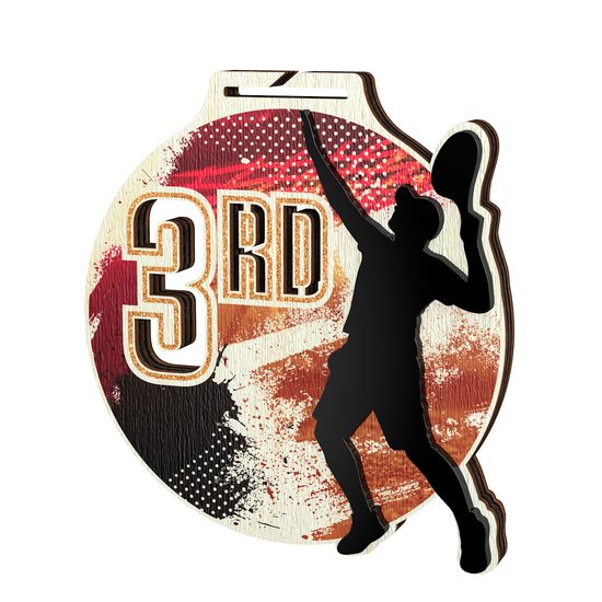 Medalla Highgrove Fusion para Tenis Bronce - 3er Lugar