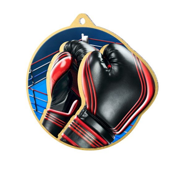Medalla metálica de boxeo acero inoxidable