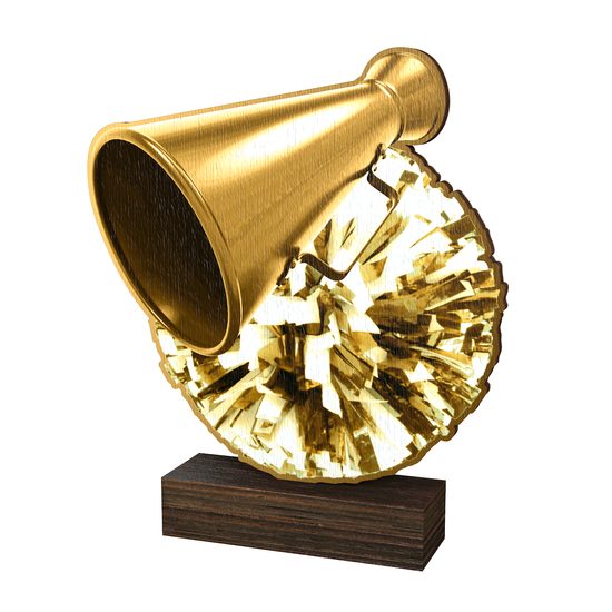 Trofeo de Madera Sierra para Porristas - Clásico