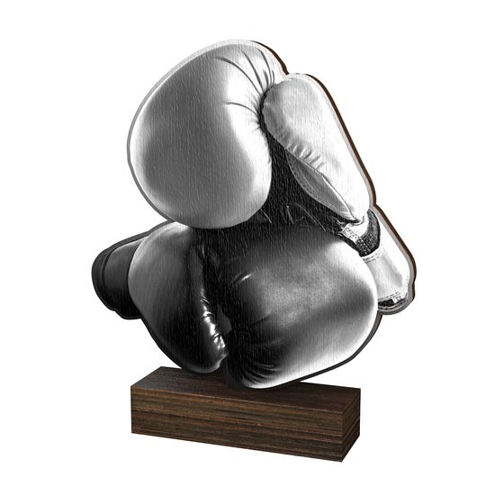 Trofeo de Madera Sierra para Boxeo - Clásico