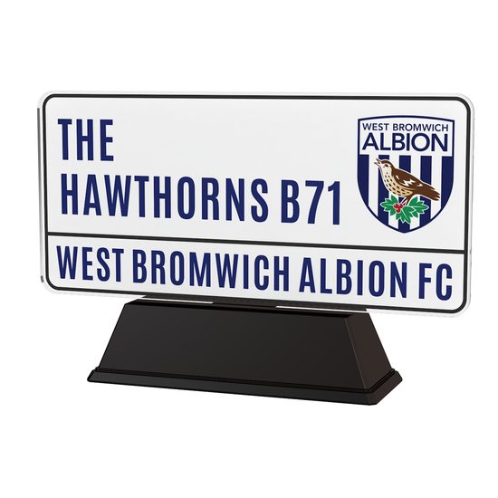 Placa de Calle Edison Personalizada - Premio de Acrílico