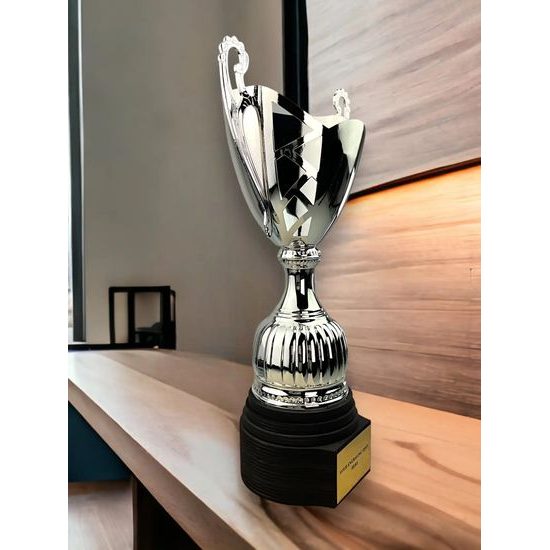 Copa Lamar de plata con láser