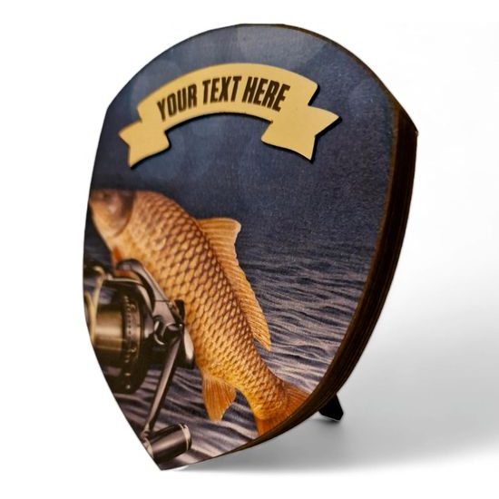 Escudo de Pesca Real de Madera de Abedul