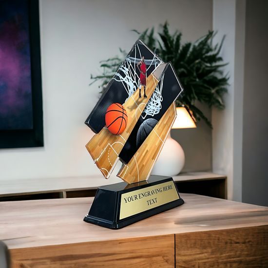 Trofeo Acrílico París para Baloncesto