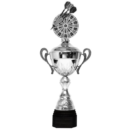 Copa Metálica Minot de Dardos Plata