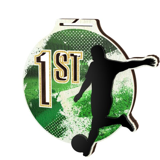 Medalla Highgrove Fusion para Fútbol Soccer Oro - 1er Lugar