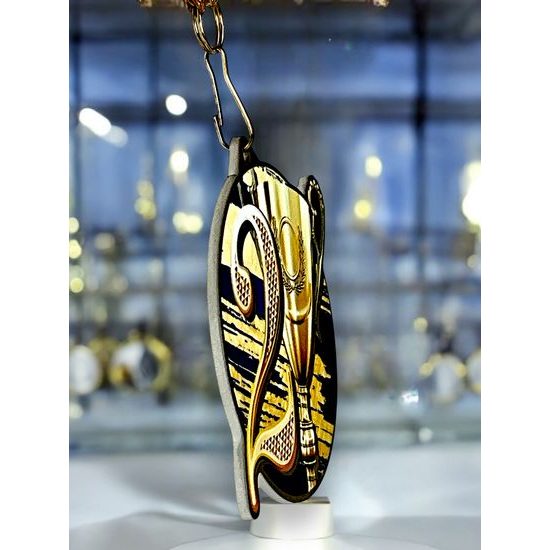 Medalla metálica para colocar acero inoxidable