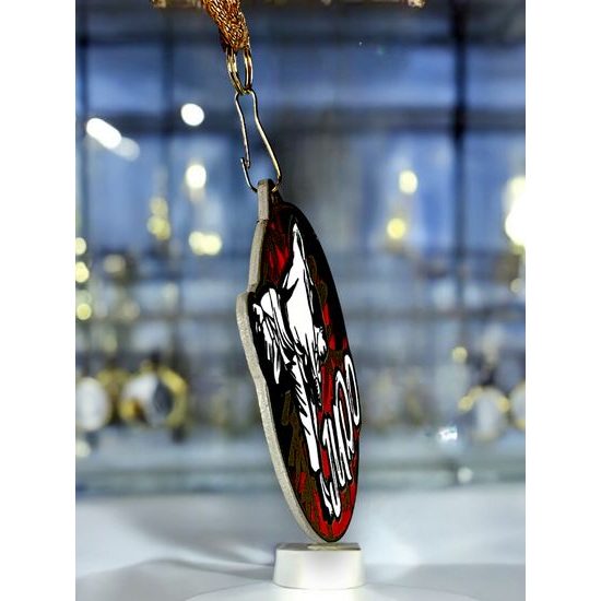 Medalla metálica de judo acero inoxidable