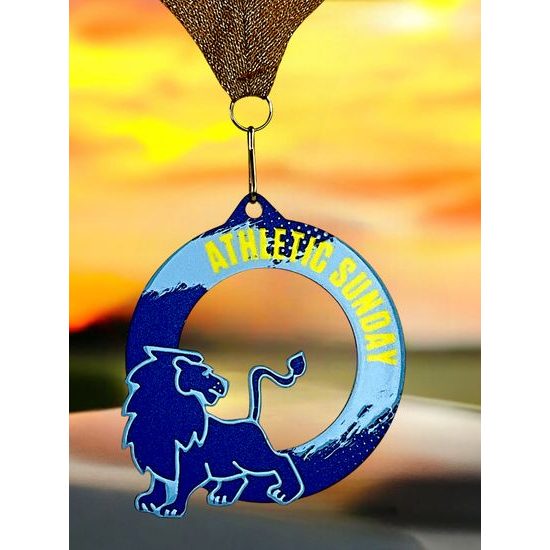 Medalla de Acero Inoxidable Personalizada Polaris