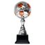 Trofeo de Fútbol Conroe Plata y Naranja
