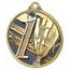 Medalla Clásica de Primer Lugar con Textura 3D en Oro