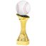 Trofeo de Béisbol Dorado con Pelota Blanca 3D