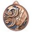 Medalla de Bronce Clásica de Tercer Lugar con Impresión 3D