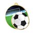 Medalla metálica de fútbol acero inoxidable