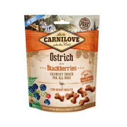 Carnilove Dog Crunchy Snack Ostrich & Blackberries (pštrosí maso a ostružiny) 200g