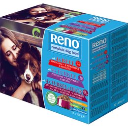 12x100g Reno kapsa pes hovězí, krůta, kachna