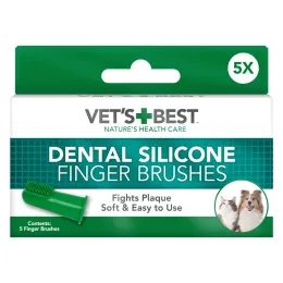 Vet's Best Finger Toothbrush - zubní kartáček na prst pro psy - silikon