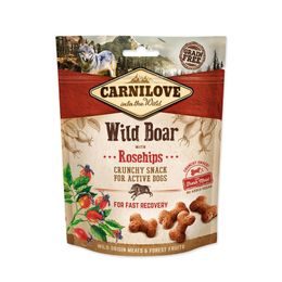 Carnilove Dog Crunchy Snack Wild Boar & Rosehips (divočák a šípek) 200g