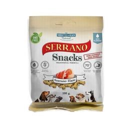 Serrano DOG 100g HAM Snack, šunkové