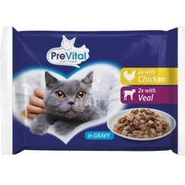 PreVital 4x100g KAPSA kuřecí+telecí