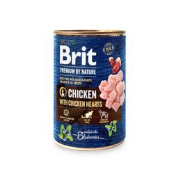 Brit Premium by Nature Chicken with Hearts 400g (kuřecí maso a srdíčka)