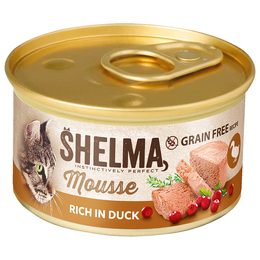 85g Shelma konzerva kocka kachní,brusinky,tymián