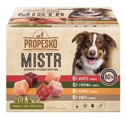 24x85g Propesko Mistr NMP pes mix masa