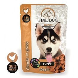 FineDog 100g kapsa PUPPY kuřecí v omáčce