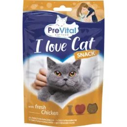 PreVital I LOVE CAT chick 60g snack CAT